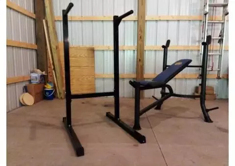 Weight Bench & Dip Stand